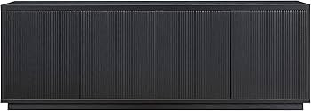 Henn&Hart Hanson Rectangular TV Stand for TV's up to 75" in Black Grain | Amazon (US)