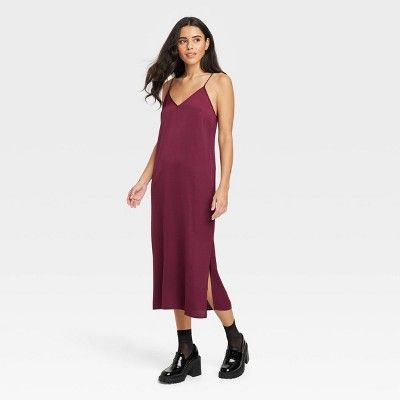 Women's Satin Slip Dress - A New Day™ | Target