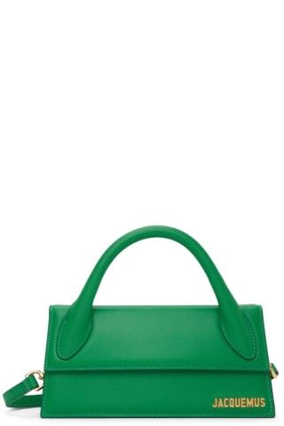 Green La Montagne 'Le Chiquito Long' Clutch | SSENSE