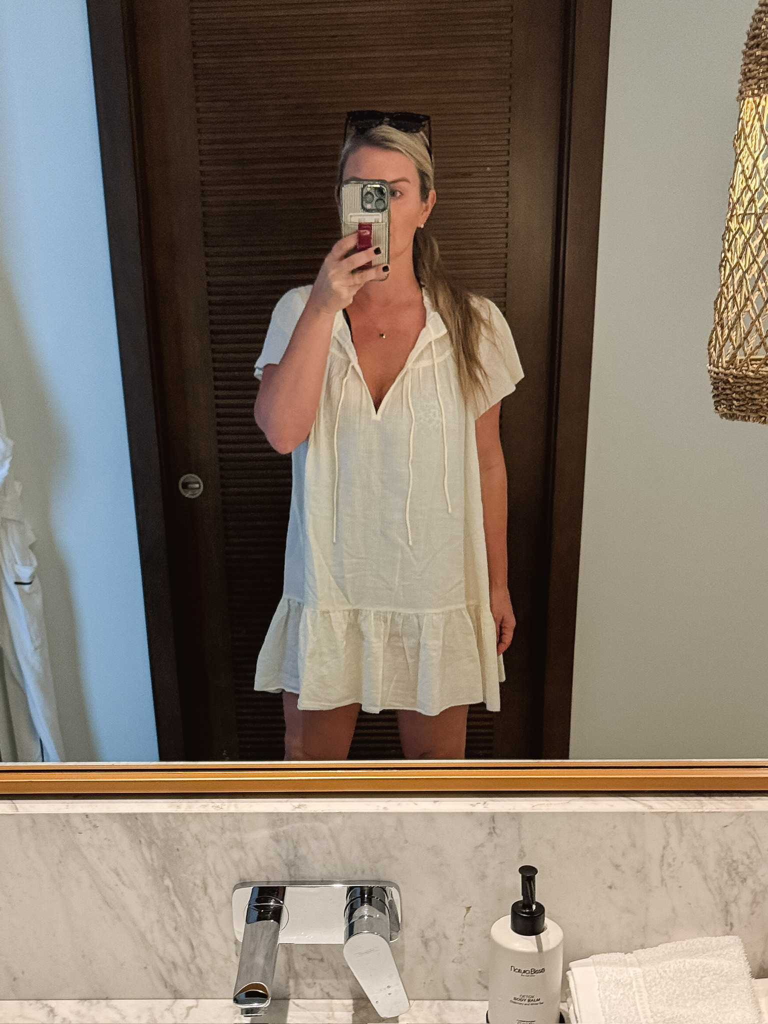 Gauze dress swim cover 

 #LTKSeasonal #LTKStyleTip #LTKSwim