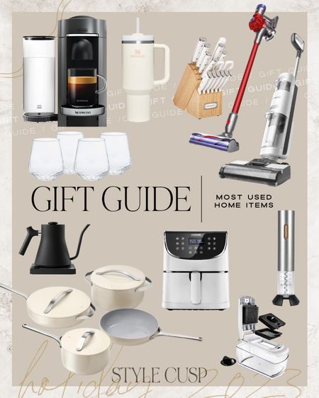 Holiday Gift Guide: Most Used Home Items. These are some favorites I use in my home all the time! 

Kitchen must have, housewarming gift, house cleaning, holiday entertaining, cookware, coffeemaker, Christmas gift, Stanley 

#LTKhome #LTKGiftGuide #LTKHoliday