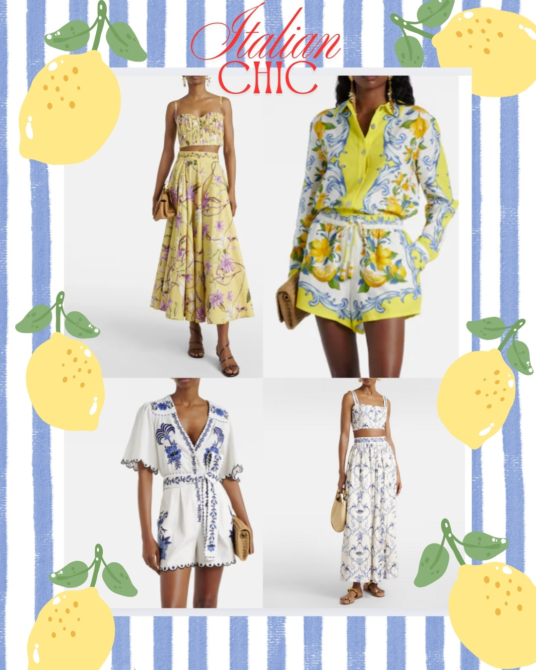 Italian Chic Key-Pieces 

 #LTKsummer 

#LTKeurope #LTKstyletip