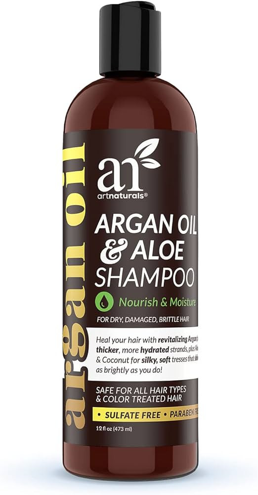 Artnaturals Moroccan Argan Oil Shampoo - (12 Fl Oz / 355ml) - Moisturizing, Volumizing Sulfate Fr... | Amazon (US)