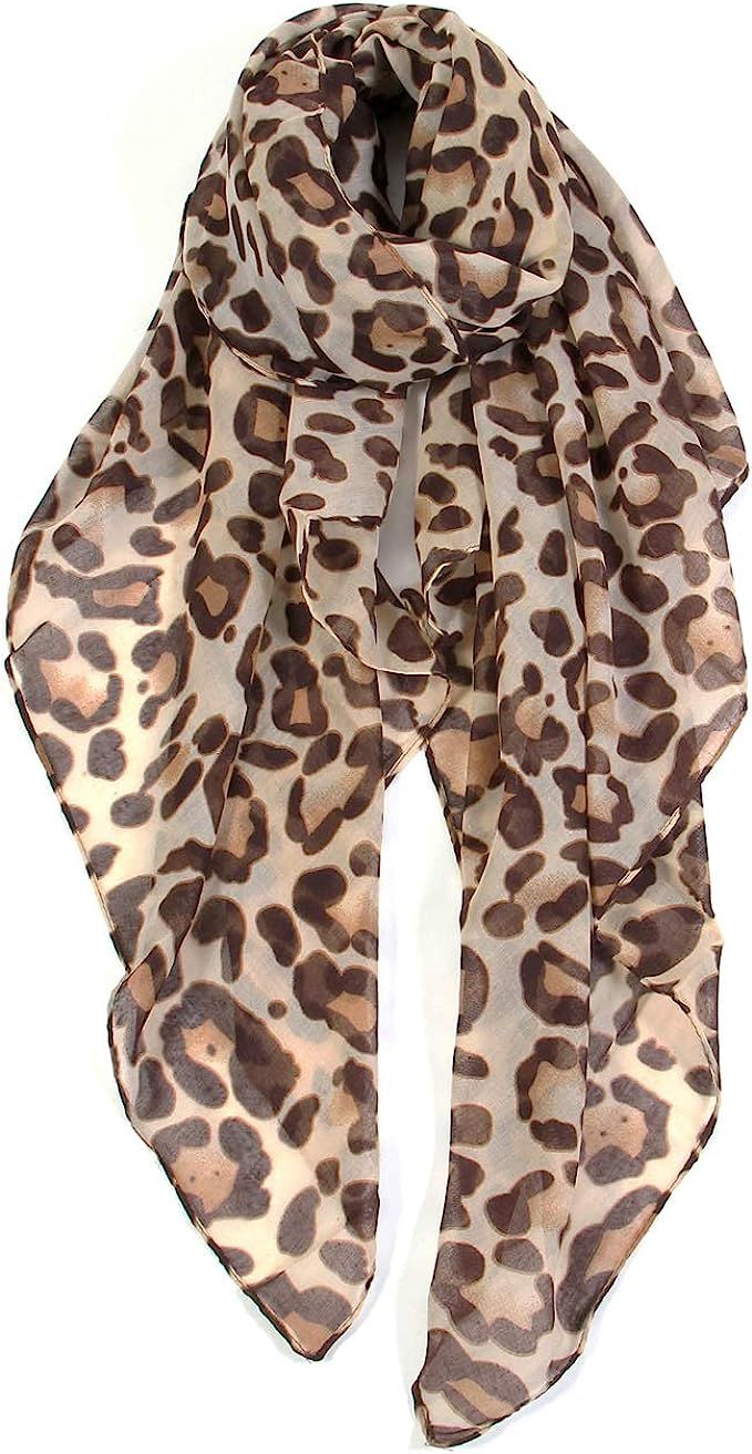 Scarfand's Women's Leopard Fashion Scarves | Amazon (US)