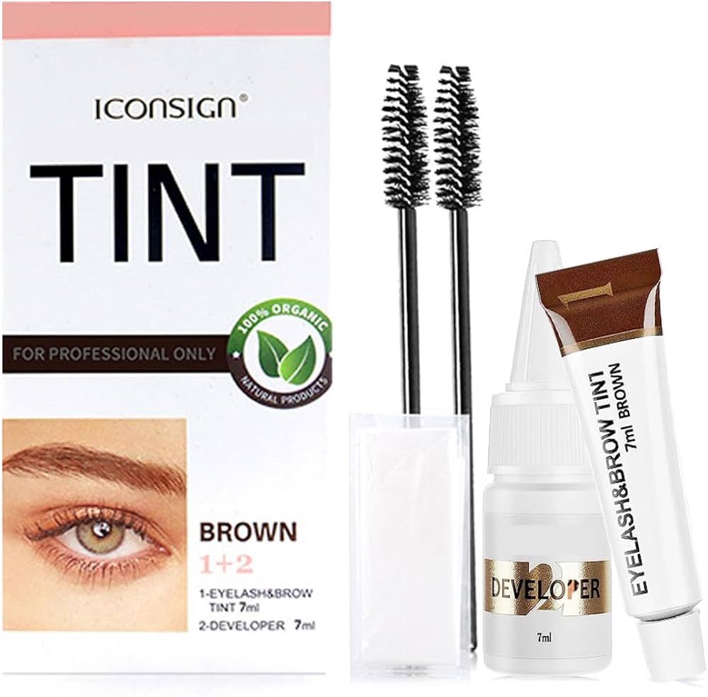 Instant Lash & Brow Set, Natural Bushy Eyebrow Makeup Kit, Long Lasting Spot coloring 100% Gray C... | Amazon (US)