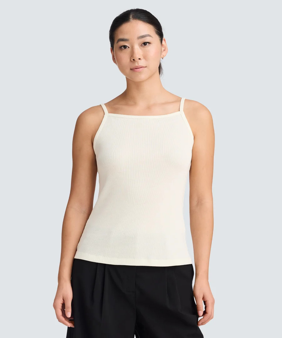 Women's Merino Tencel Rib Tank | Unbound Merino