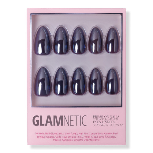 Burgundy Chrome Press-On Nails | Ulta