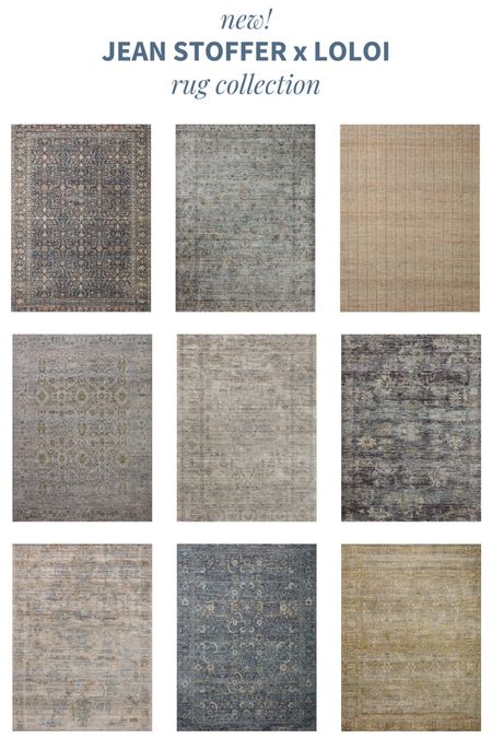 The new Jean Stoffer x Loloi collection is out and it’s GOOD! The rugs and pillows have that beautifully worn, vintage look mixed with classic patterns. The subtle differences between the rugs given them that authentic look, but the polyester construction means they’re affordable! Wayfair and Amazon currently have the best prices, and Rugs Direct is close behind! I’ve linked to all below. Happy rug hunting!