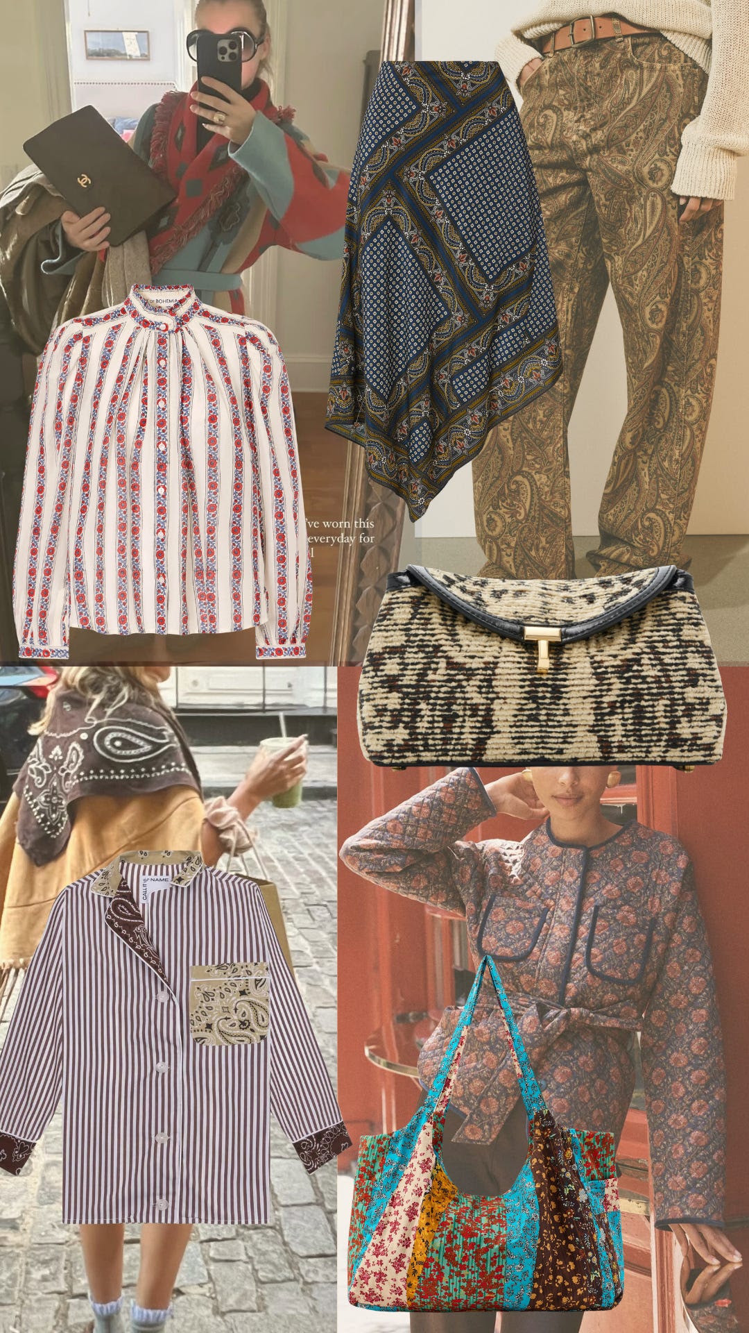 PAISLEY, FLORAL & BANDANA PRINTS 

 #LTKootd #LTKSeasonal