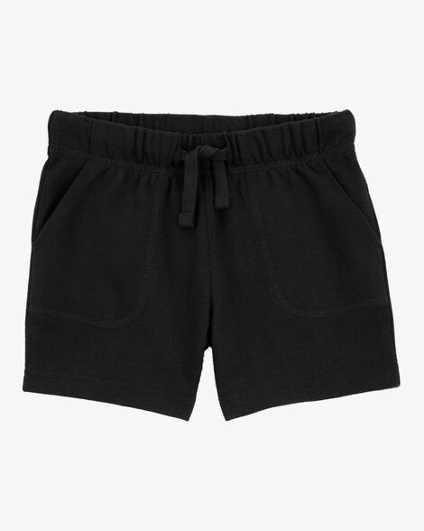 Baby Boy Pull-On French Terry Shorts - Black | Carter's Inc