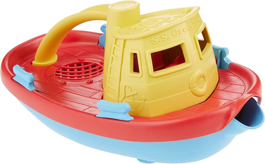 Green Toys Tug Boat Yellow - CB3 | Amazon (US)