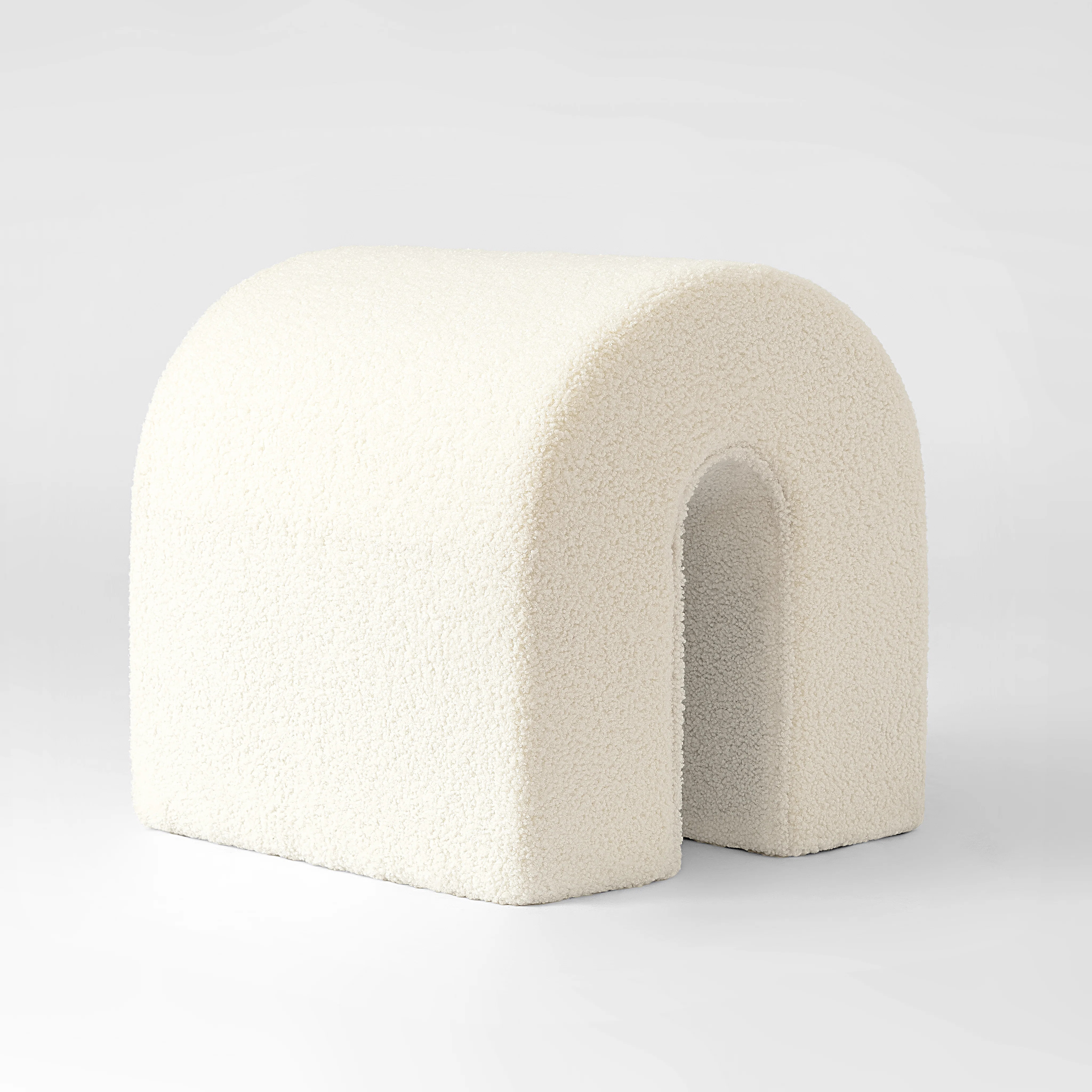 43cm Wide Abstract Solid Colour Standard Ottoman | Wayfair UK