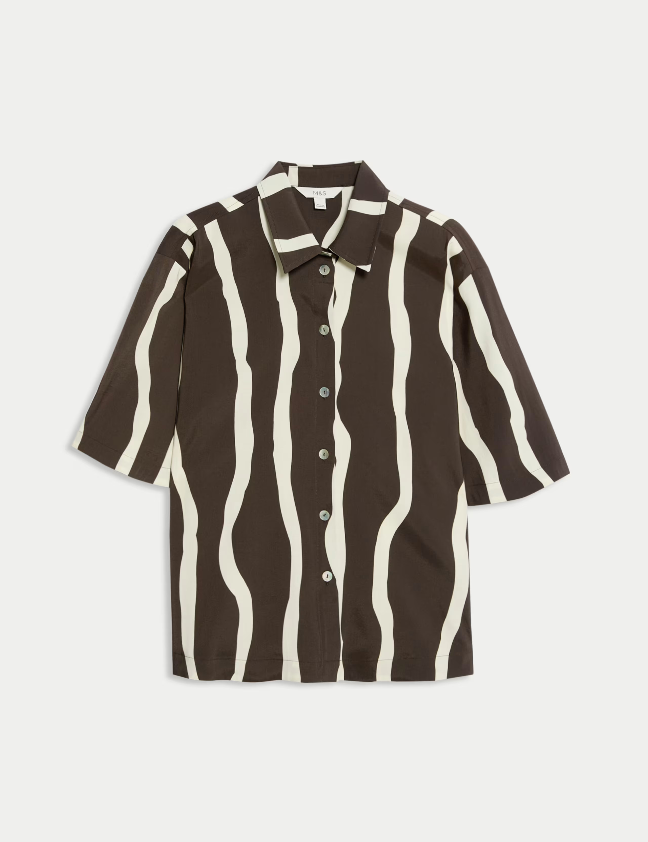 Printed Collared Oversized Resort Shirt | Marks & Spencer (UK)