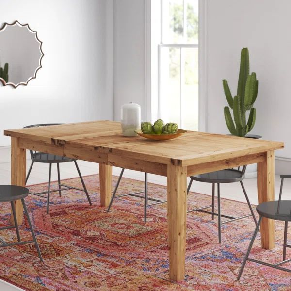 Cumbria Aspen Extension Dining Table with Butterfly Leaf, Antique Natural | Wayfair North America