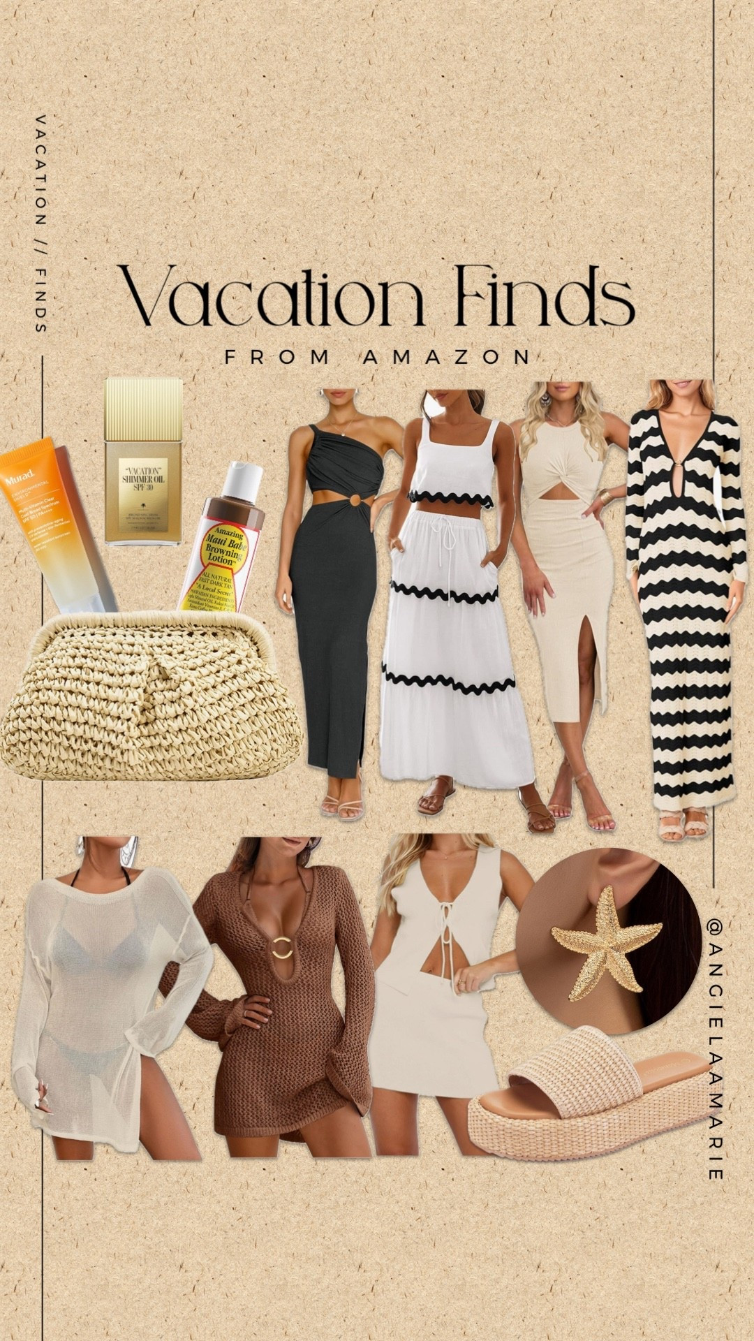 Vacation Finds from Amazon ☀️🏝️


#LTKWorkwear #LTKWedding #LTKHome #LTKBaby #LTKMens #LTKSaleAlert #LTKU #LTKBeauty #LTKBump #LTKOver40 #LTKTravel #LTKSeasonal #LTKKids #LTKMidsize #LTKActive #LTKPetite #LTKTall #LTKdayinmylife #LTKgrwm #LTKootd #LTKfitnessgoals #LTKmomlife #LTKmorningroutine #LTKselfcare #LTKstorytime #LTKfoodie #LTKvlog #LTKValentine #LTKNYFW