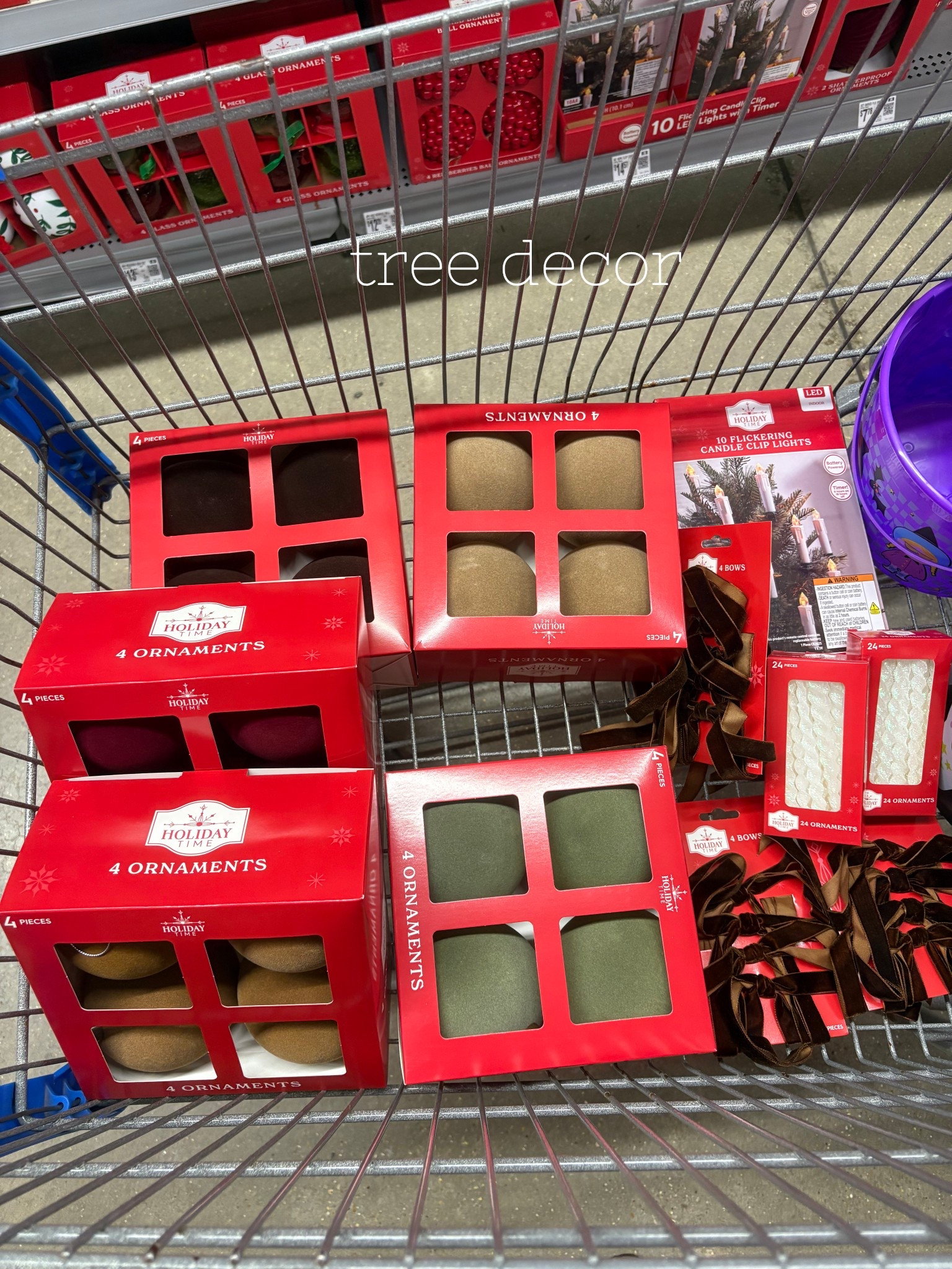 I can’t wait to decorate it!! #velvetornaments #christmas #christmastree #treedecor #christmastreedecor #ornaments #christmastreeornaments #christmastreebows #bowdecor #velvetbows