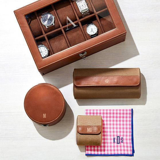 Mercer Waxed Canvas Travel Watch Roll | Mark and Graham