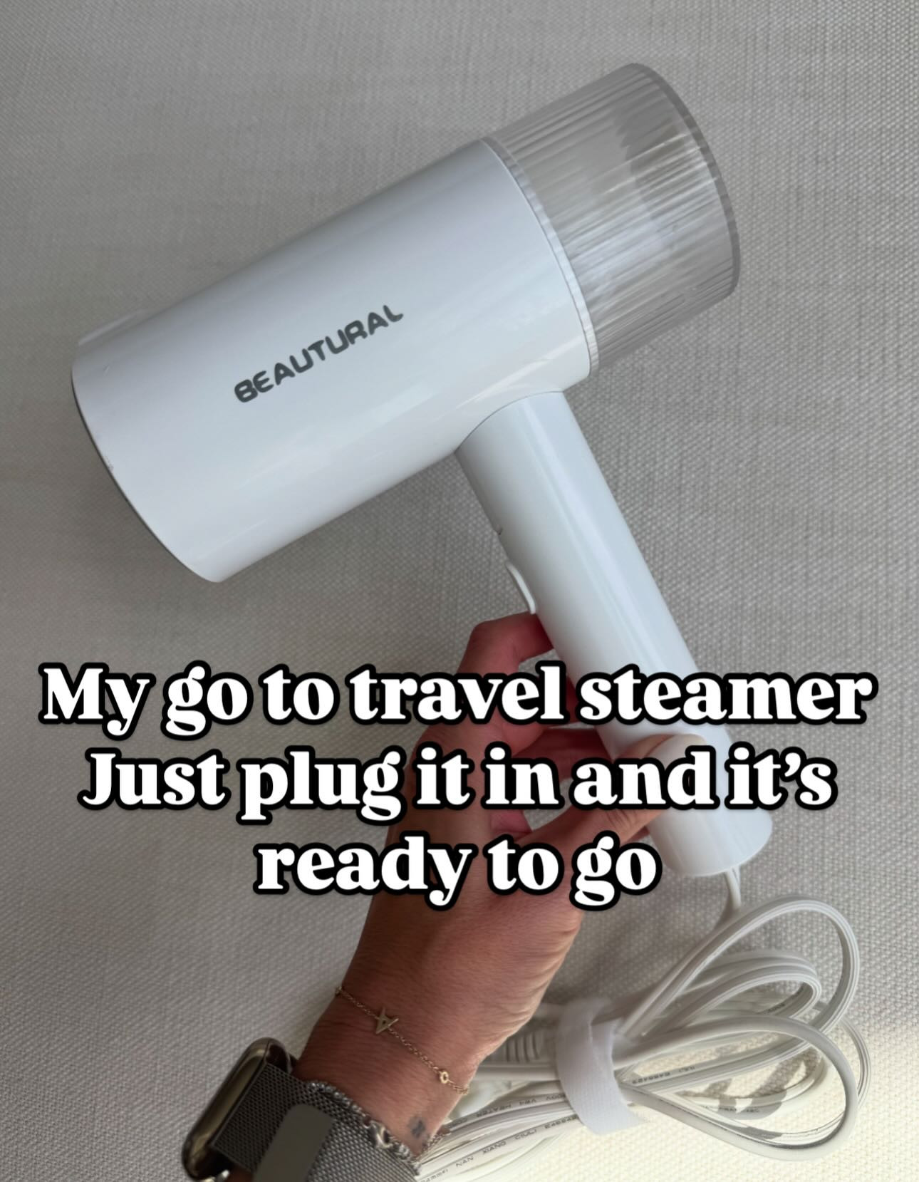 I never travel without this, travel steamer, wrinkle, effortless, annabrstyle 

#LTKSeasonal #LTKWorkwear #LTKTravel