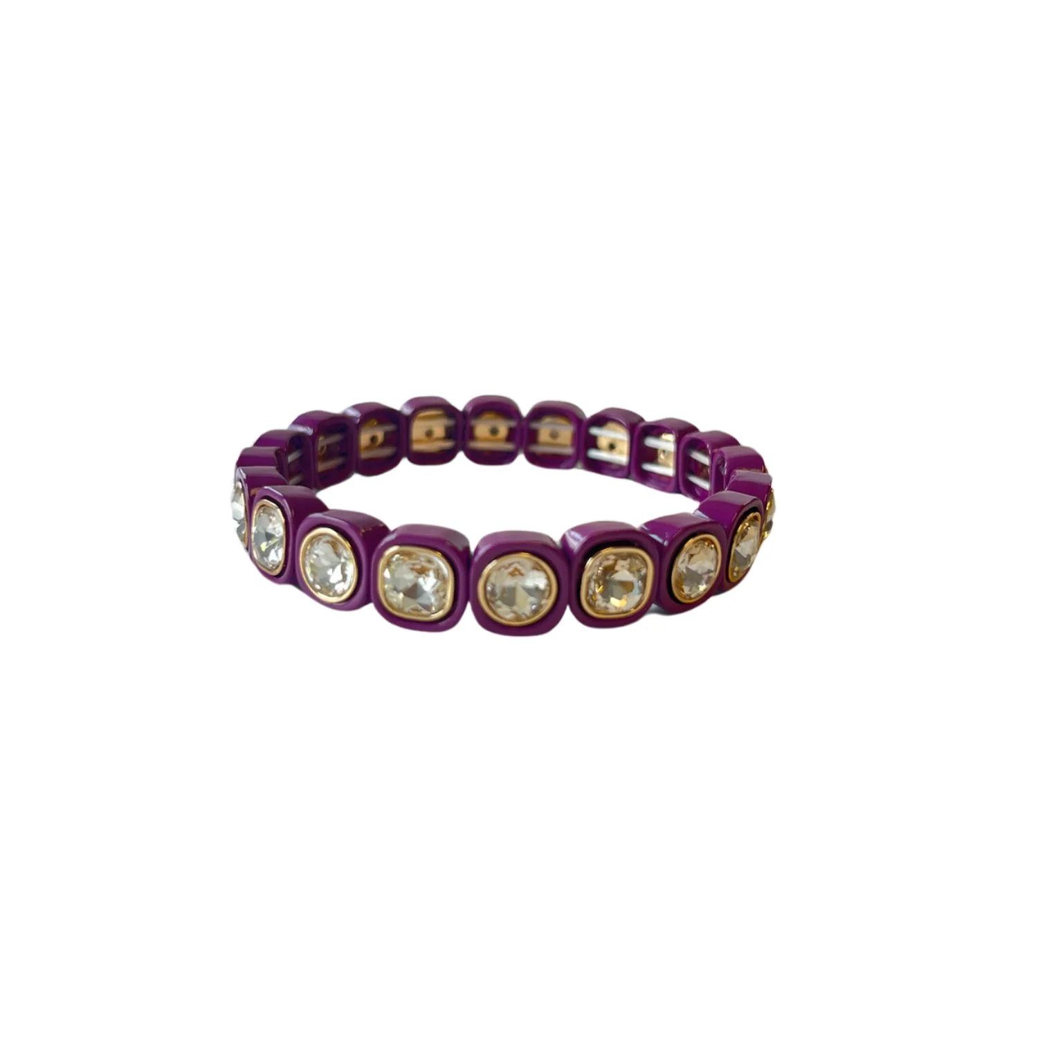 City Girl Petite Bracelet - Plum | Smith and Co. Jewel Design