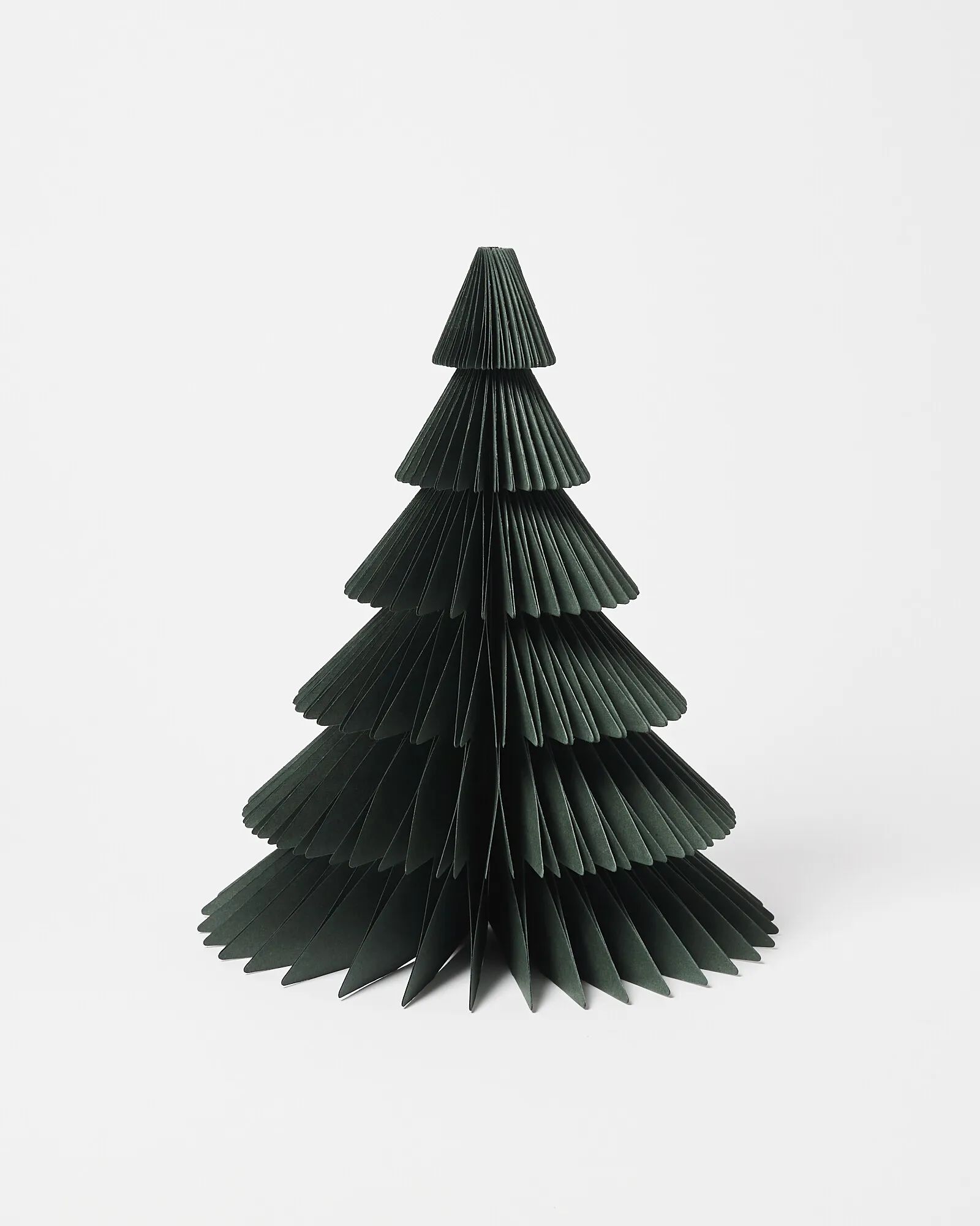 Dark Green Paper Christmas Tree Decoration Large | Oliver Bonas | Oliver Bonas (Global)