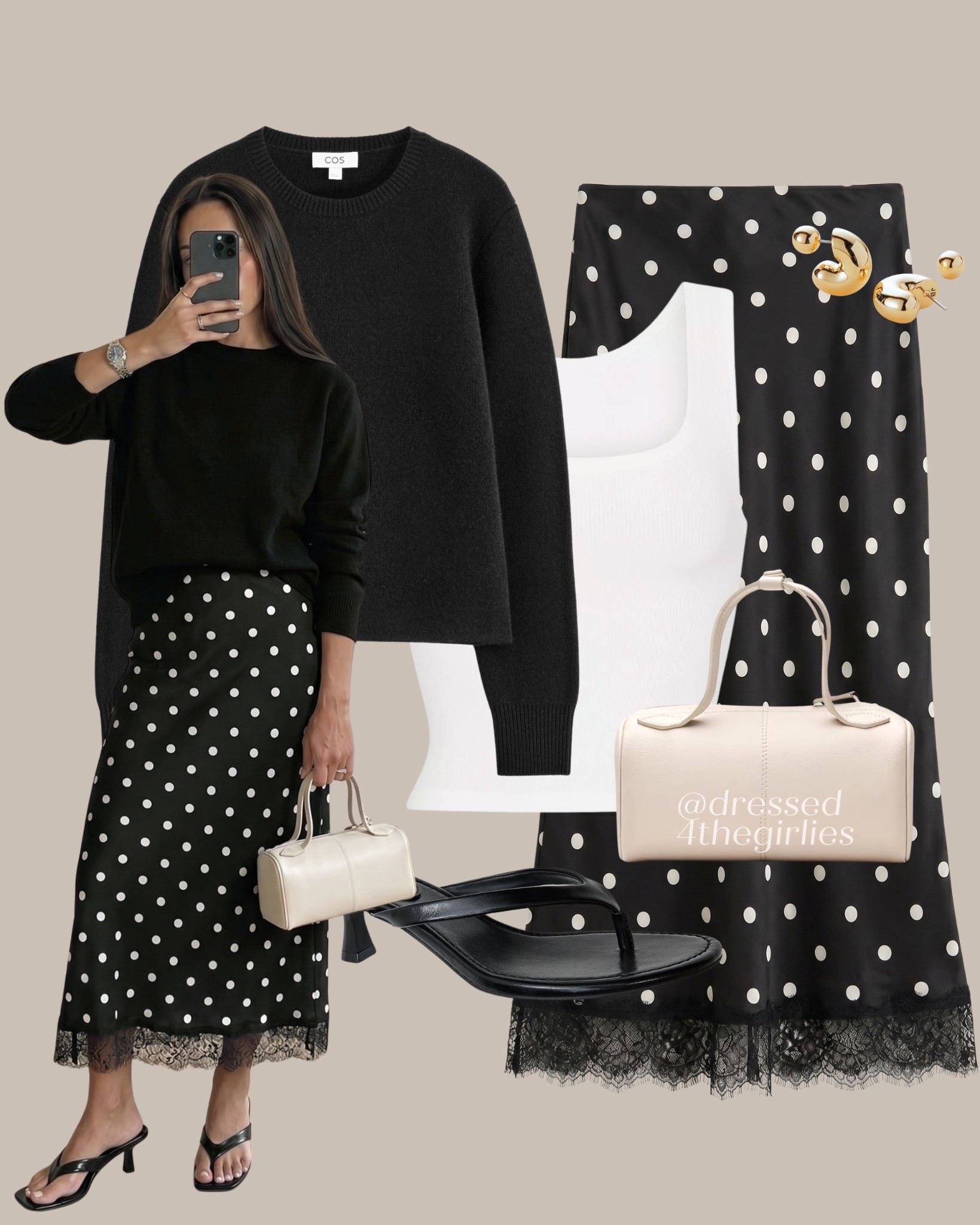 Polka spring look🖤

#LTKsummer #LTKuk #LTKspring