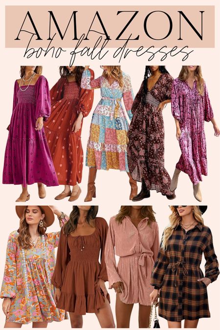 Amazon dresses, fall dresses, boho fall dress, boho dress, free people inspired, plaid dress, Plisse dress, family photos dress

#LTKfindsunder100 #LTKfindsunder50