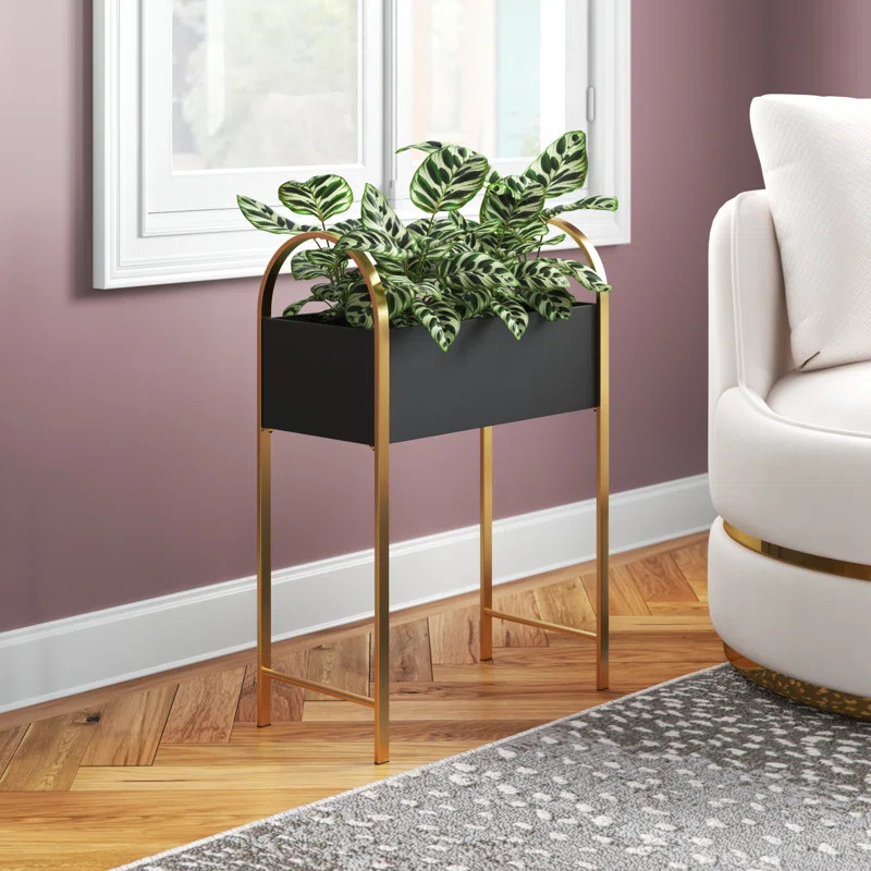 Ruka Metal Elevated Planter | Wayfair North America