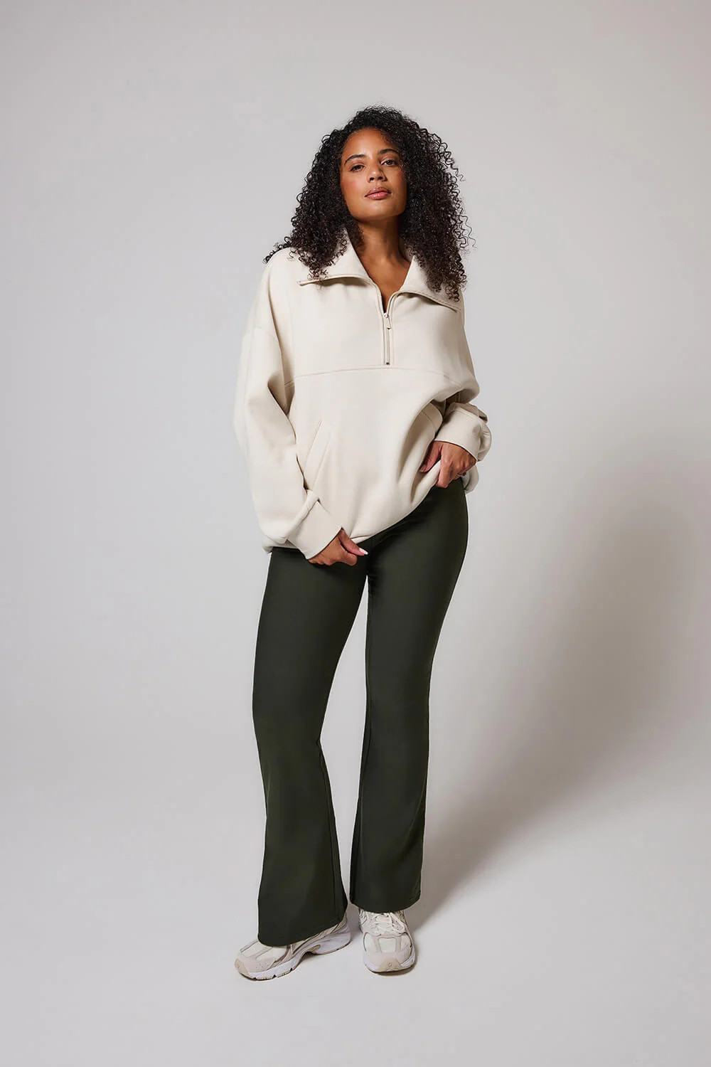 Schlaghose Leggings Winter - Deep Olive | LOVALL