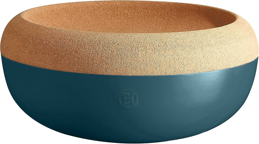 Emile Henry Ceramic Made in France Large Fruit & Vegetable Storage Pantry Bowl, 14.1 inch diamete... | Amazon (US)