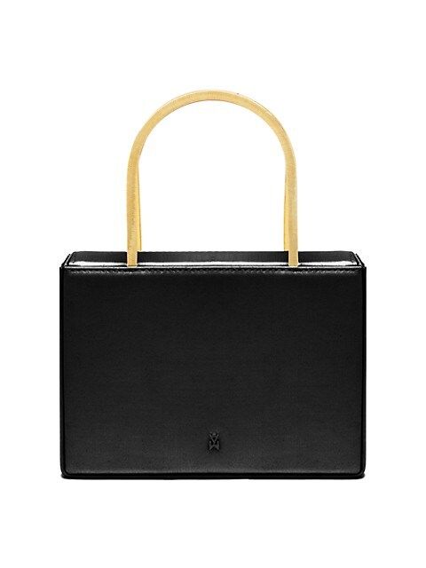 Amini Henson Chain-Handle Leather Handbag | Saks Fifth Avenue