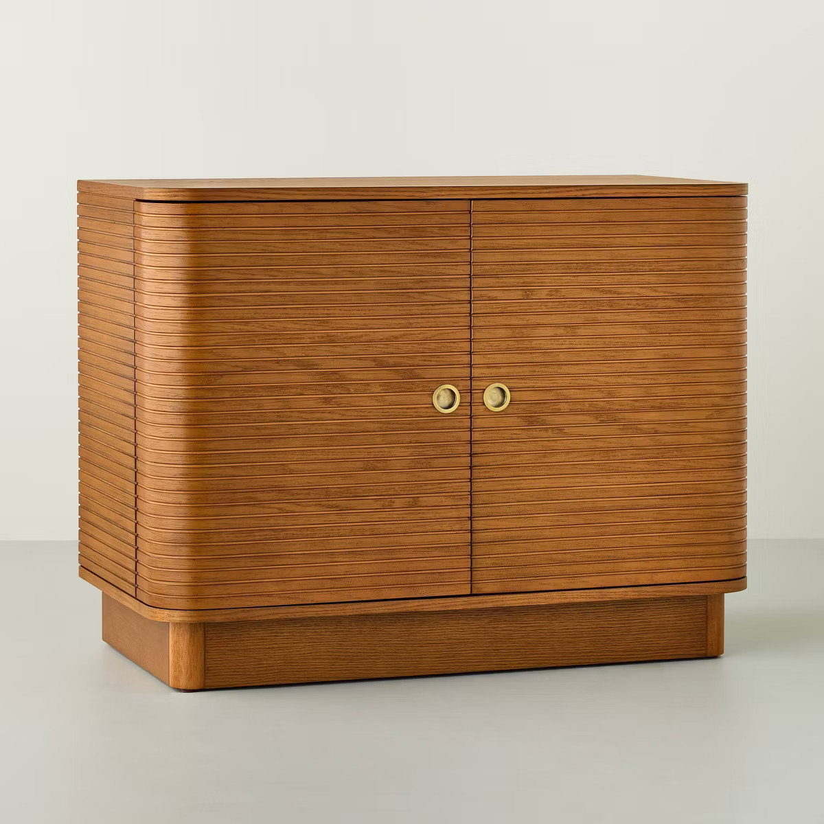 Grooved Mid-Century Decorative Storage Cabinet - Hearth & Hand™ with Magnolia | Target