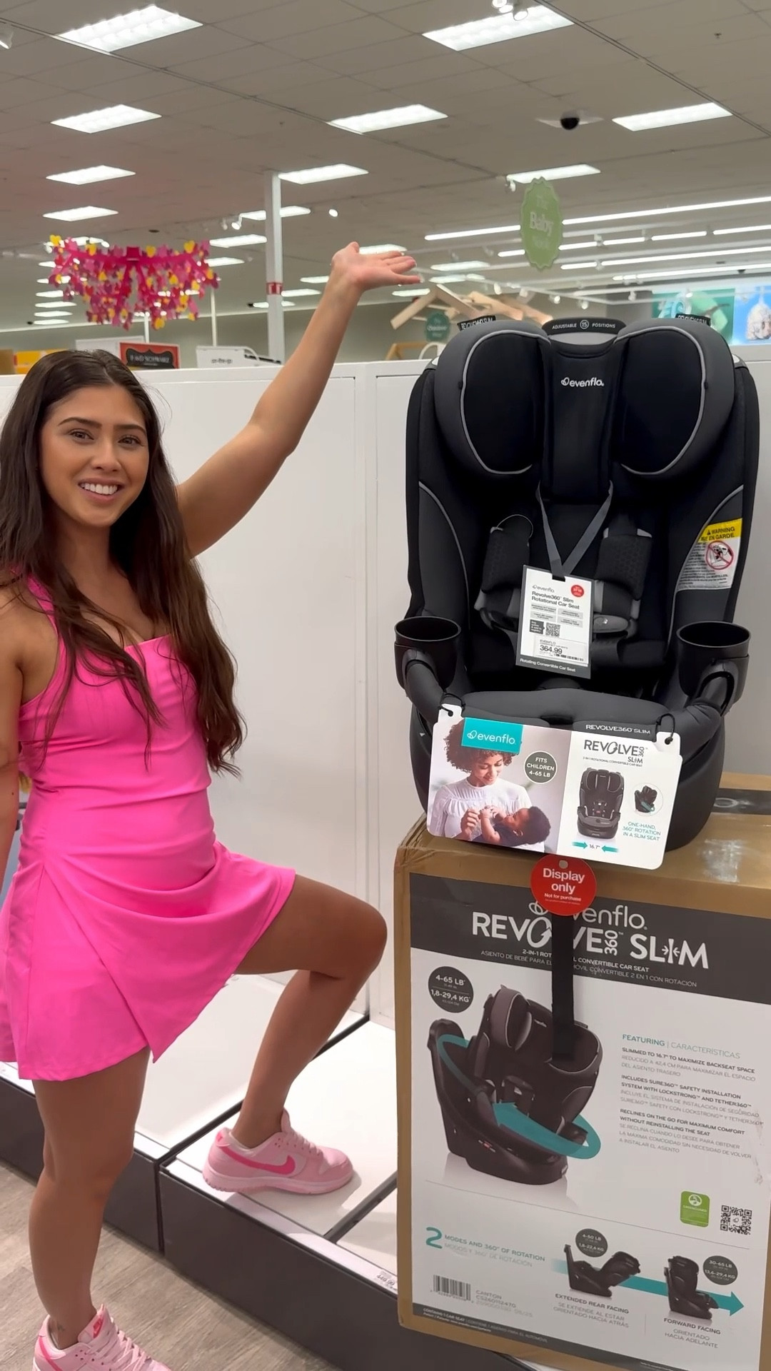 #Ad Target's Spring Car Seat Trade-In event is BACK 4/19-5/2! ♻️ 
Recycle your old car seat to any @target location and receive a 20% coupon off to use on any new car seat, stroller, or travel system! 🚘 We got our @Evenflobaby Revolve360 Slim last year and still love the 360 rotation and slim fit so much. ⭐️ 
So if you're planning to upgrade soon, this is the perfect time to do it! 🫶🏼🛒  #TargetPartner # TargetBaby #Target #EvenfloBaby

#LTKmomlife #LTKSaleAlert #LTKBaby