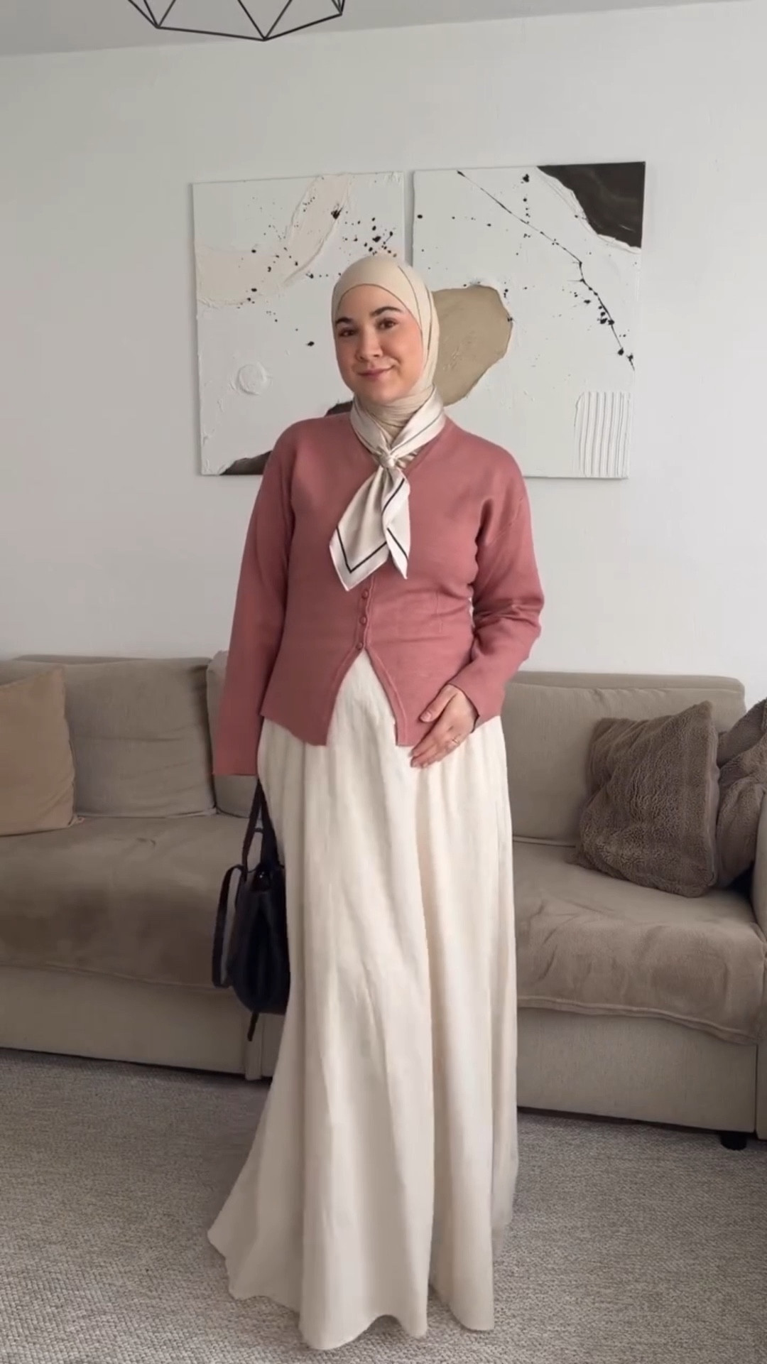 Most of you asked for a tutorial on how I style my scarf, so here it is as a reel🤍  save it for later!