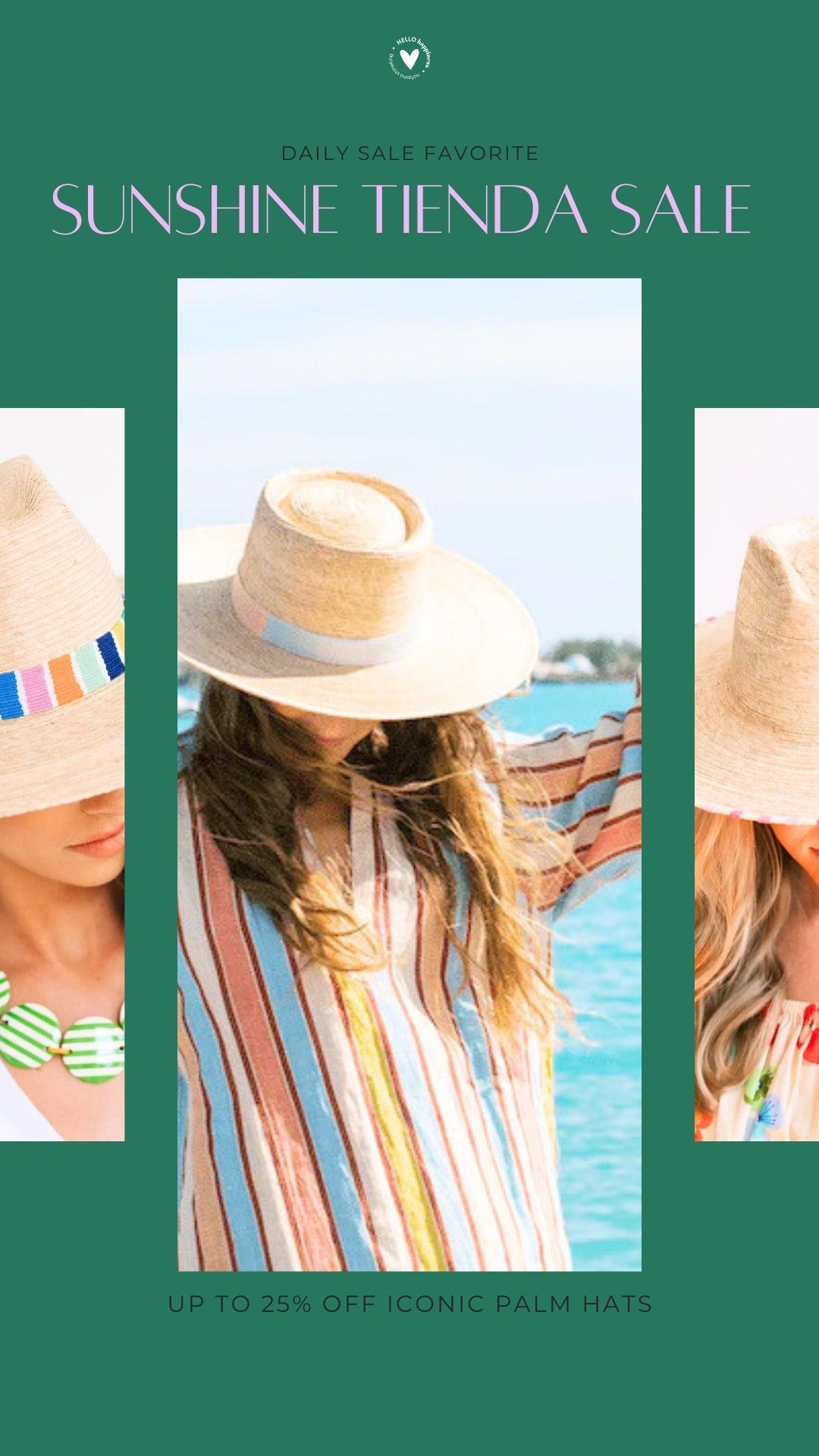 Sunshine tienda favorites that just scream summer 👒✨ Up to 25% off iconic palm hats

#LTKSeasonal #LTKSaleAlert #LTKTravel