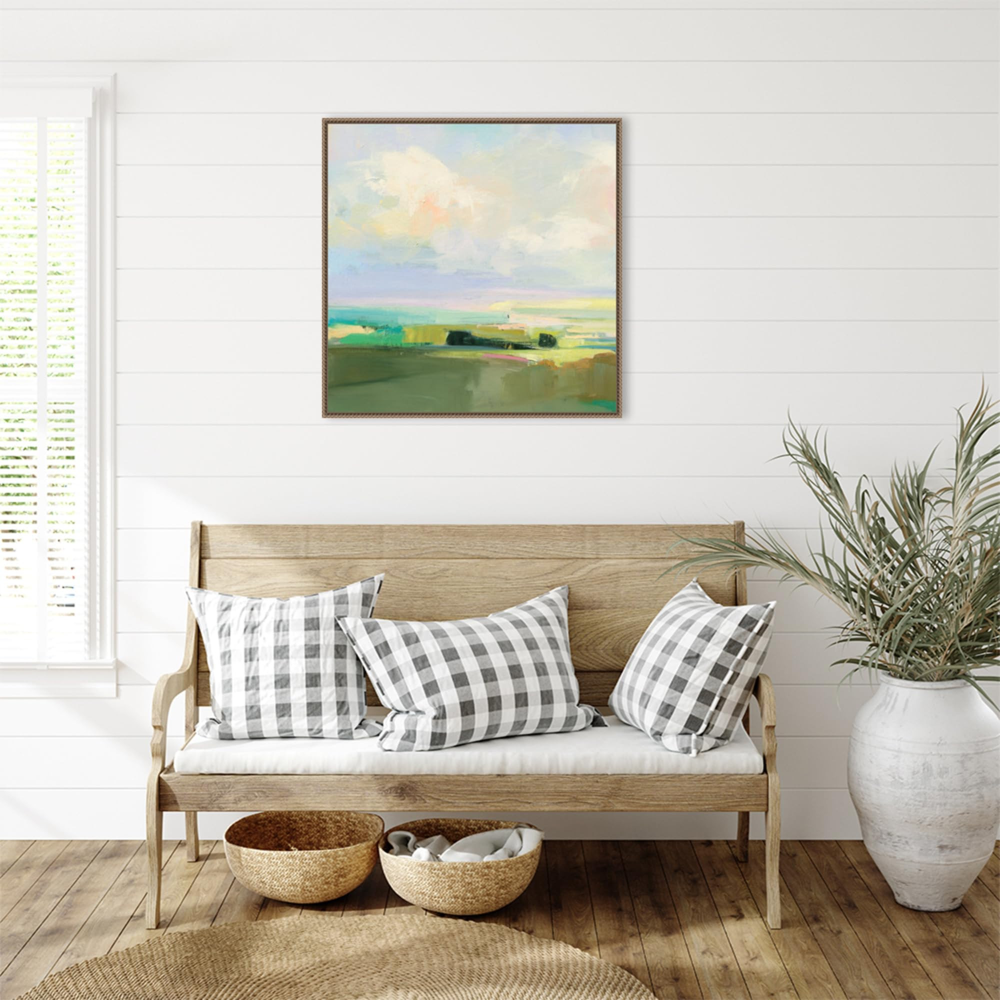 Amanti Art Framed Canvas Wall Art 30x30 Summer Sky IV by Julia Purinton, Framed Wall Art Canvas, ... | Amazon (US)