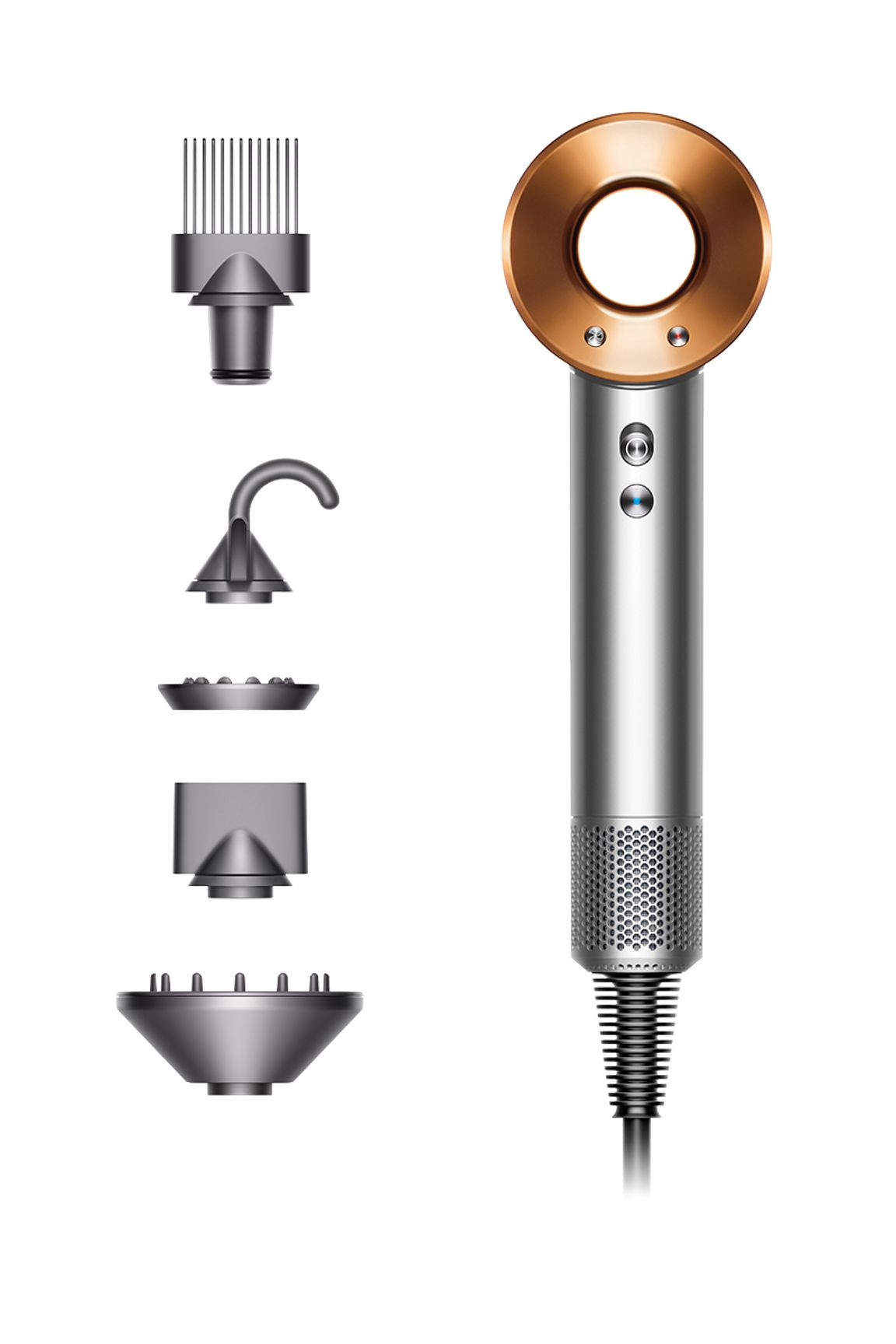Dyson Supersonic™ hair dryer Nickel/Copper (5 attachments) | Dyson | Dyson (US)