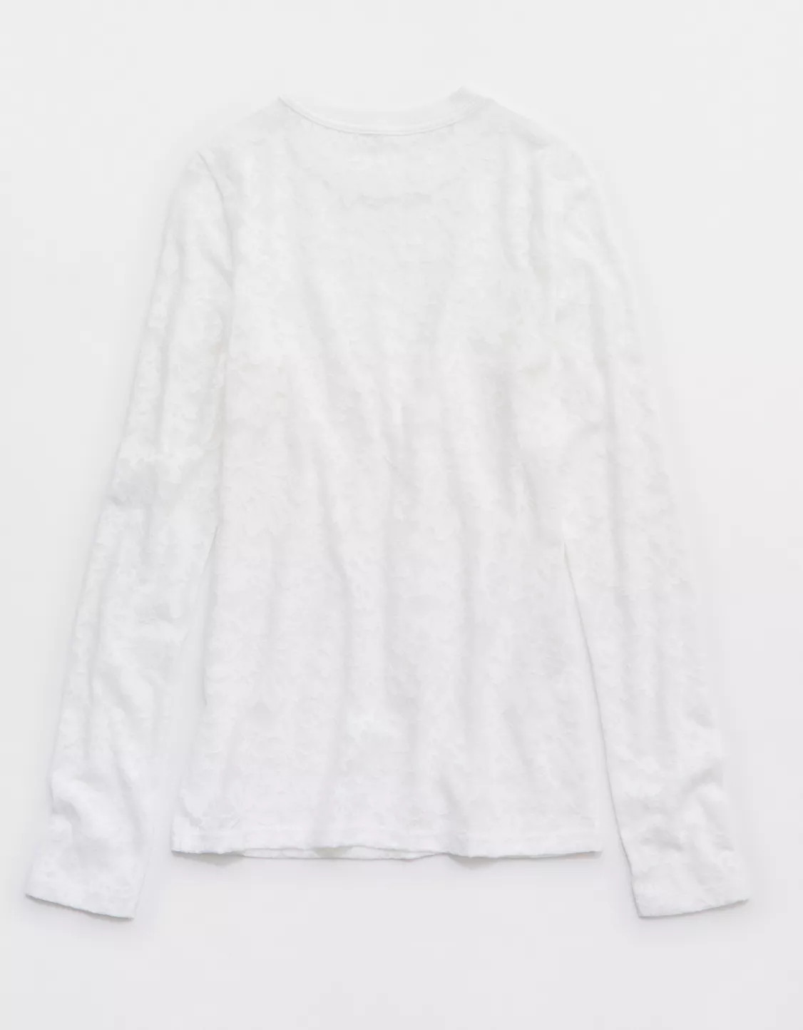 Aerie Essential Lace Layering T-Shirt | American Eagle Outfitters (US & CA)