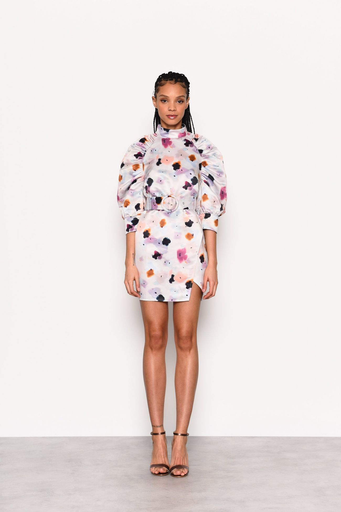 **Studio Watercolour Belted Dress by Glamorous | Topshop UK