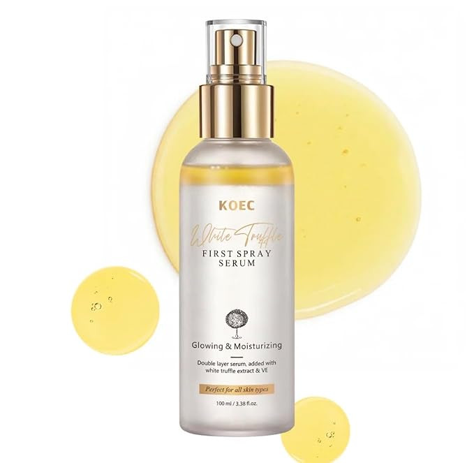 KOEC White Truffle First Spray Serum 3.38 Fl Oz – Bi-Phase Hydrating Face Mist with Italian Whi... | Amazon (US)