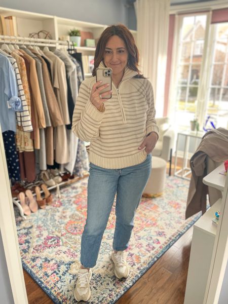 New H&M Spring Arrivals~size down in the sweater. I’m wearing an S here.

Spring outfits, jeans, casual outfit 

#LTKmidsize #LTKover40 #LTKfindsunder100