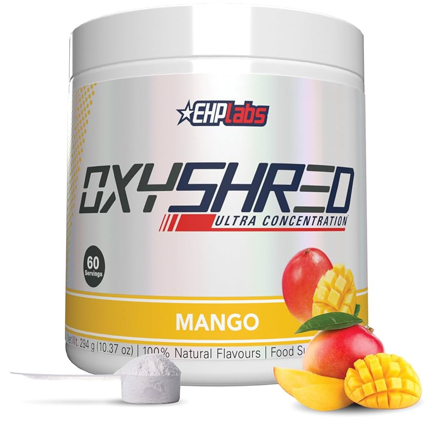 EHP Labs OxyShred Pre Workout Powder - Preworkout Powder with L Glutamine & Acetyl L Carnitine, E... | Amazon (US)