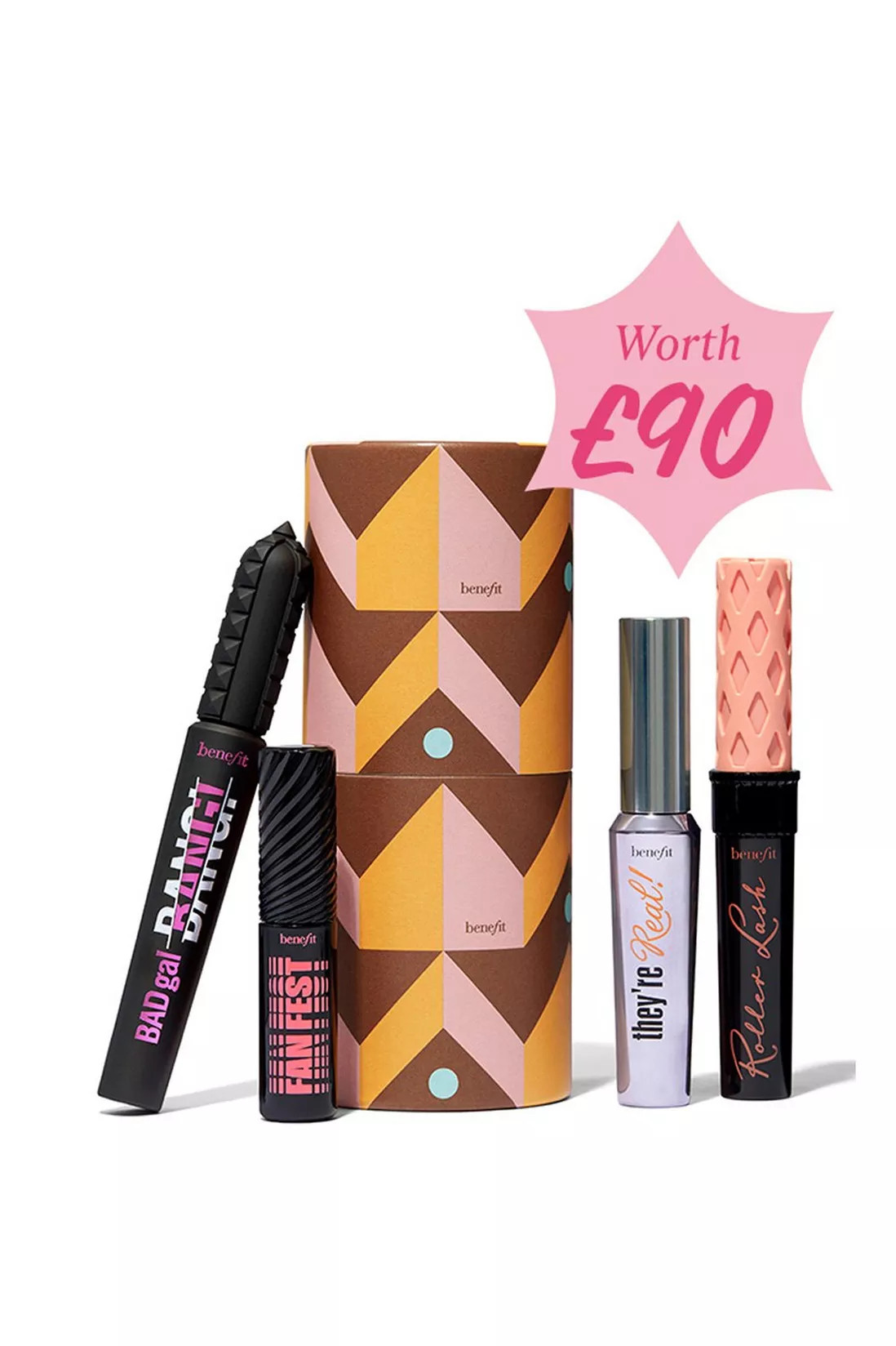 Eyes | Nice List Lashes Badgal Bang, Roller Lash, They're Real & Fan Fest Mascara Gift Set (Worth... | Debenhams UK
