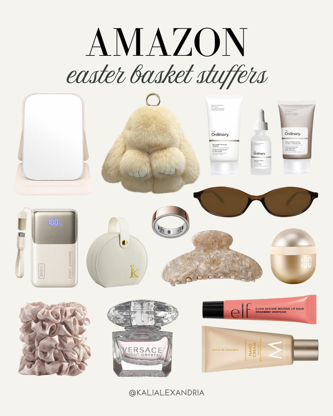 The cutest Amazon Easter basket stuffers 🐰 I rounded up some fun little finds like beauty favorites, accessories, and small gifts that are perfect for teen girls or women.

// Amazon, Amazon Finds, Amazon Easter, Easter Basket Girl, Easter Basket Stuffers, Amazon Womens, Amazon Accessories, Amazon Beauty, Amazon Beauty Finds, Amazon Womens Gift 

 #LTKselfcare #LTKSeasonal #LTKBeauty