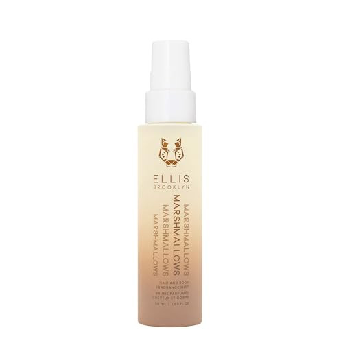 Ellis Brooklyn MARSHMALLOWS Hair And Body Fragrance Mist - Gourmand Perfume Mist with Marshmallow, Caramel Accord, & Milky Musks, Vegan Perfume Made In The USA, 50ml 1.7 Fl Oz | Amazon (US)