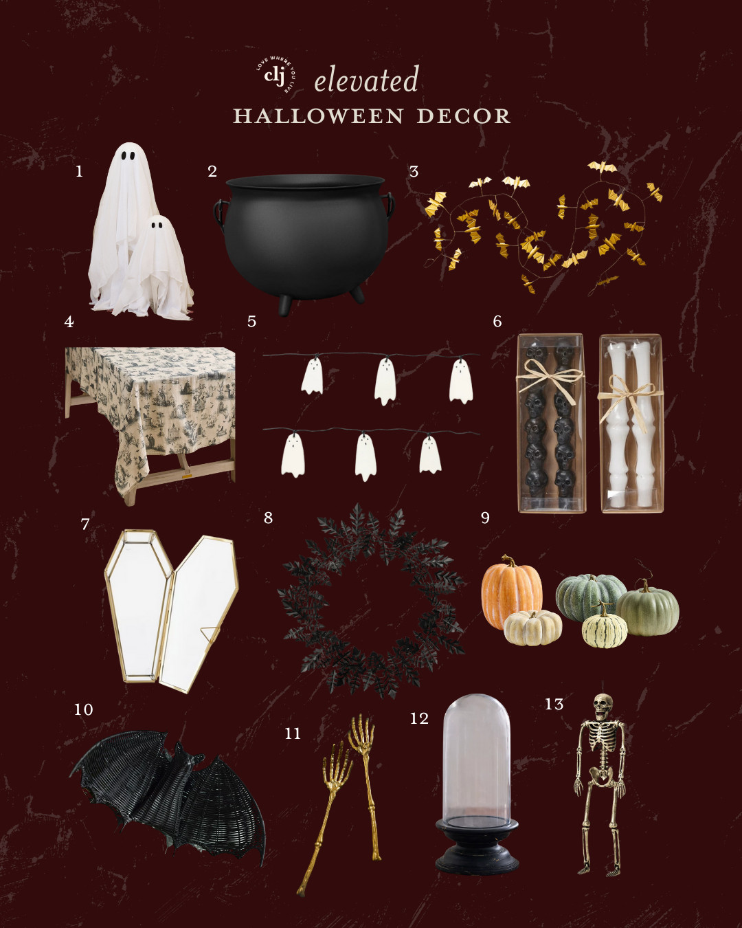 Elevated Halloween Decor (that will sell out!) listen, I know it feels too early to be thinking about Halloween but the best stuff sells out every year! Grab your favorites now before they're gone. 🦇 👻 

 

#LTKParties #LTKHome #LTKSeasonal