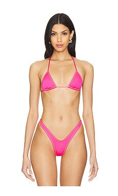 Indah Greta Triangle Bikini Top in Starburst from Revolve.com | Revolve Clothing (Global)