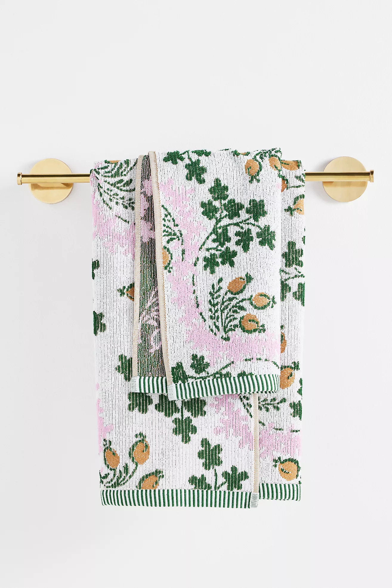 Gooseberry Cotton Woven Floral Towel Collection | Anthropologie (US)