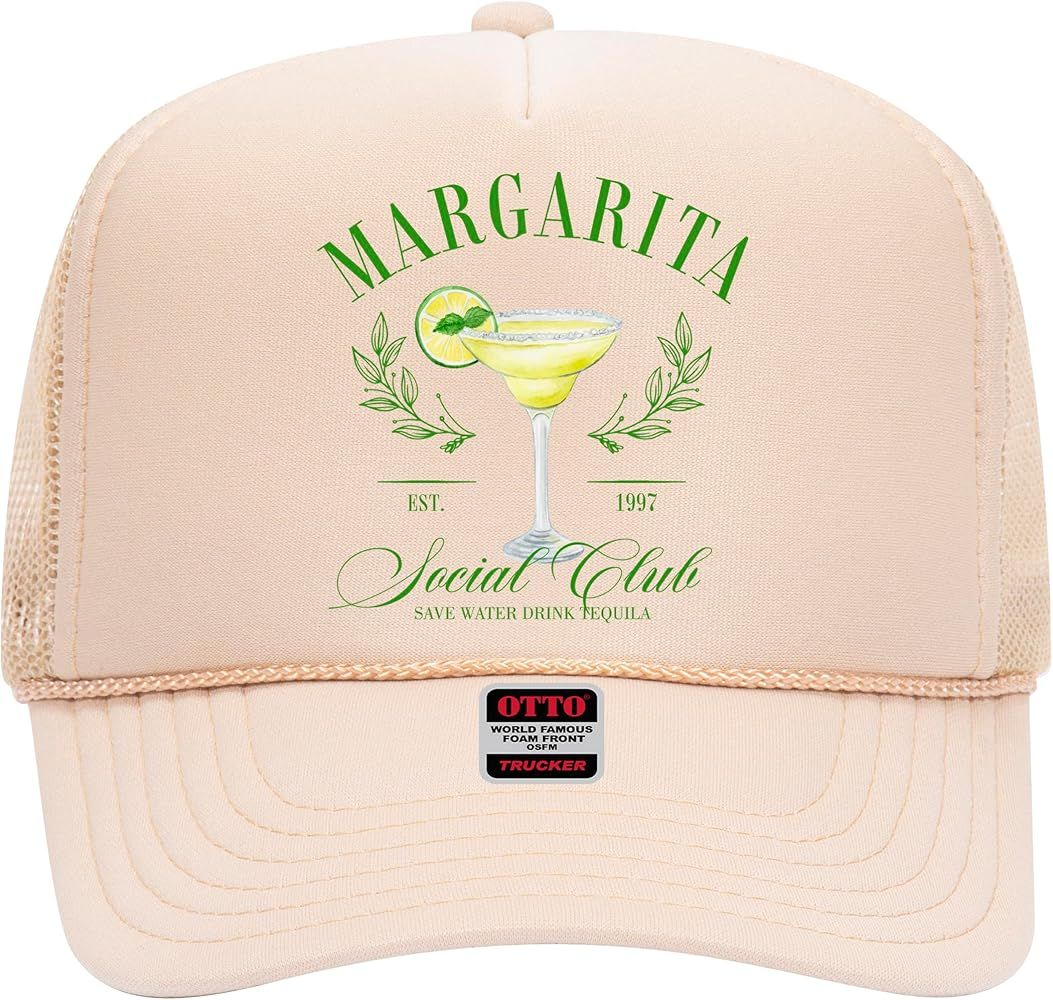 Margarita Social Club Trucker Hat - Premium Snapback for Men and Women - Margs Tequila Drinking F... | Amazon (US)