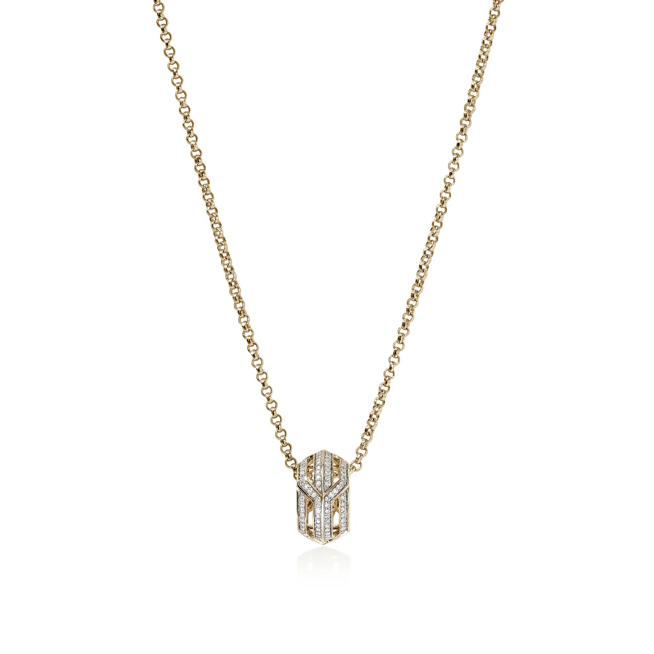 Icon 50 Pendant Necklace, Gold, Diamonds | John Hardy