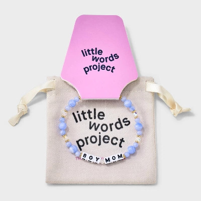 Little Words Project Boy Mom Beaded Bracelet - Blue | Target